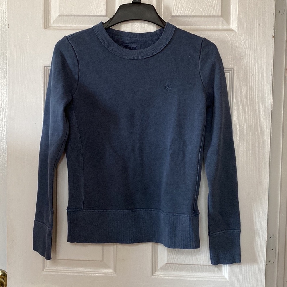 Y2K Converse All Star Blue Crew Neck Sweatshirt